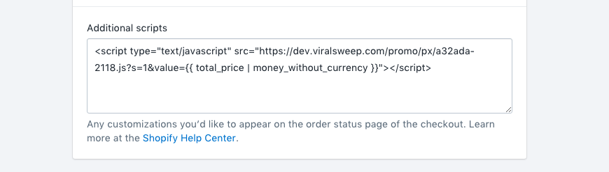 shopify sales tracking