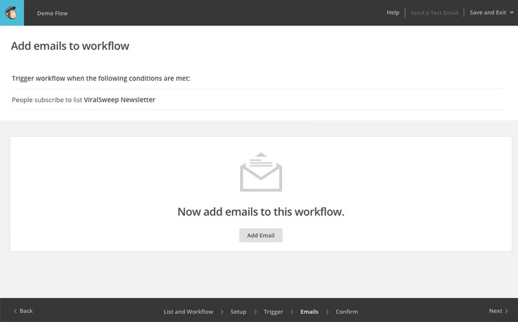 Alur kerja mailchimp