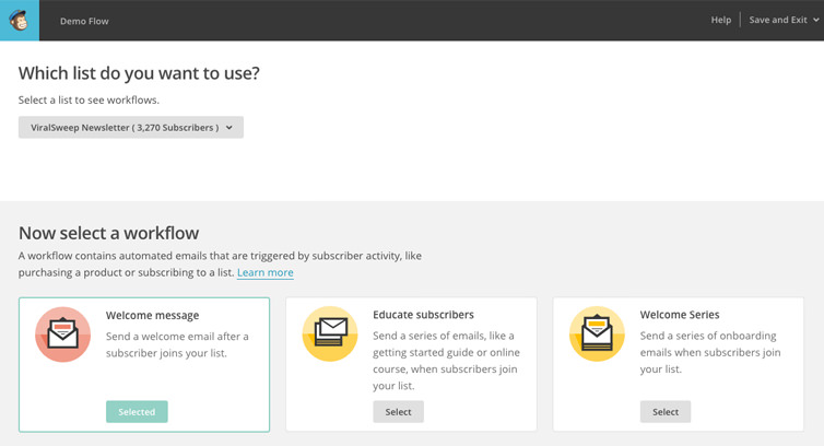 Otomatisasi mailchimp