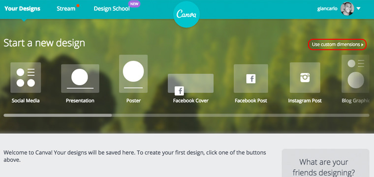 canva design
