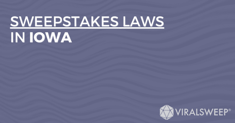 Sweepstakes Laws In Iowa