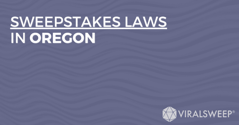 Sweepstakes Laws In Oregon