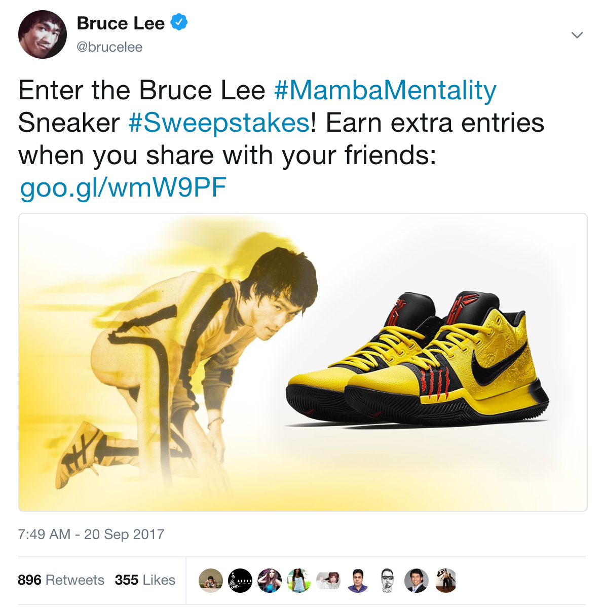 Bruce Lee Mamba Mentality Twitter Posts