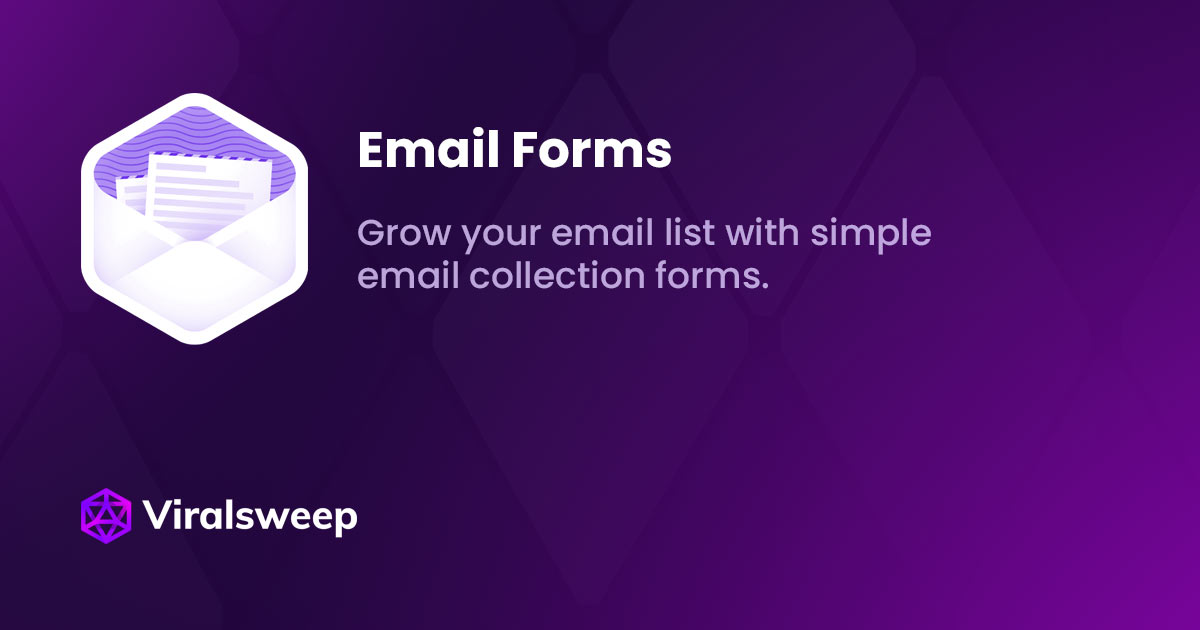 App - Forms ViralSweep Email